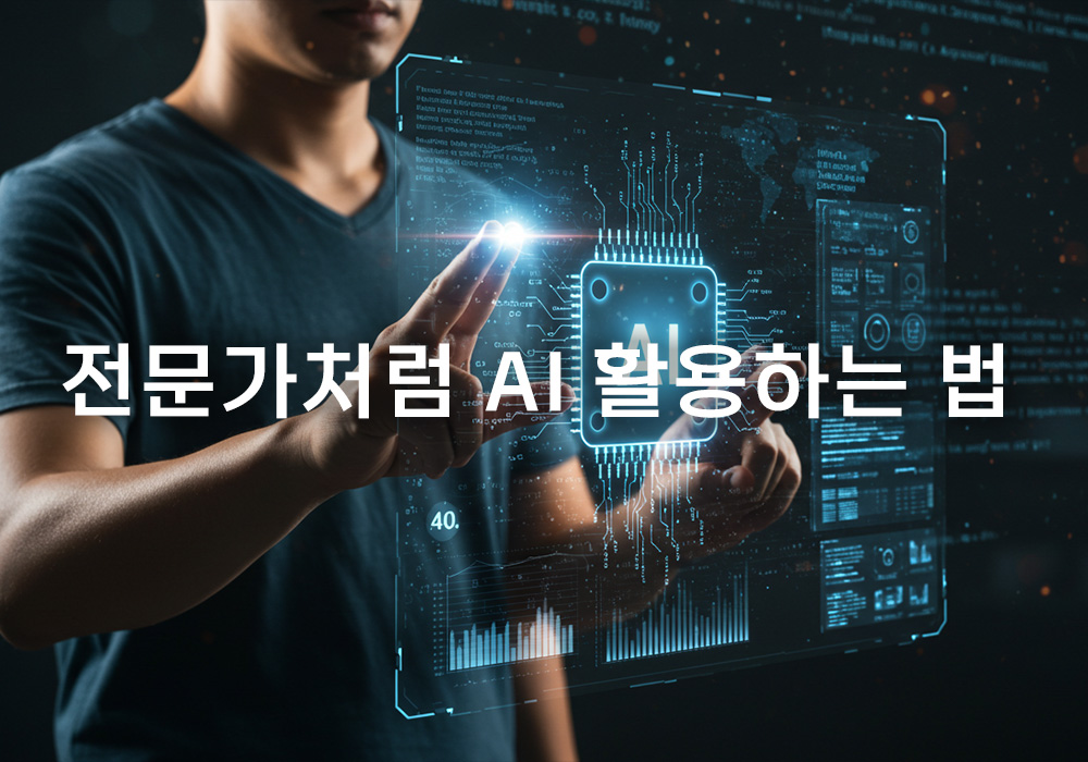 프롬프트 작성 끝! 비전문가도 전문가처럼 AI 활용하는 법