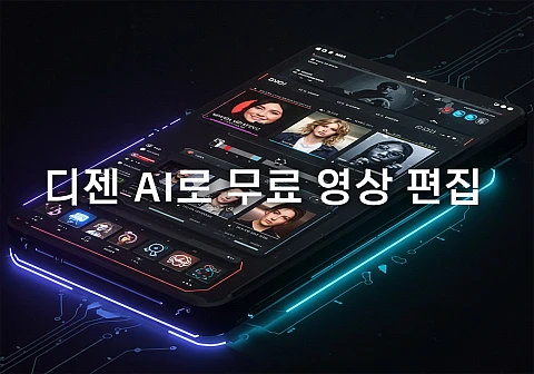 립싱크부터 특수효과까지! 디젠 AI로 무료 영상 편집 시작하기