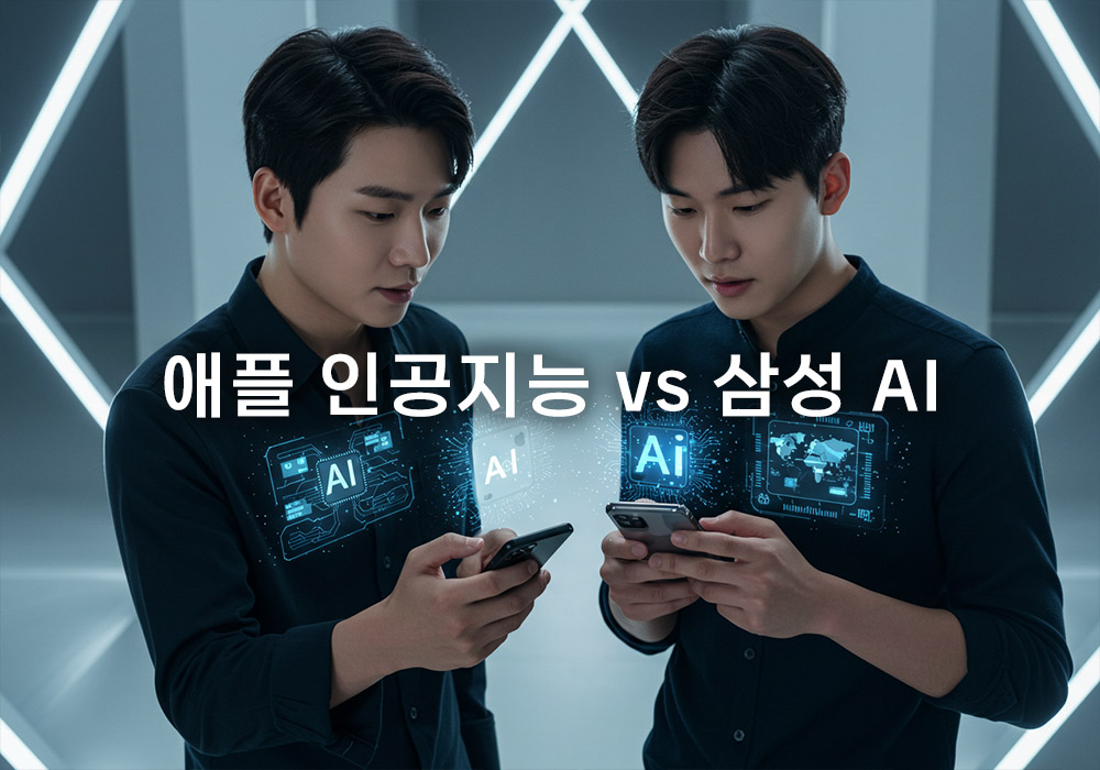 애플 인공지능 vs 삼성 AI 기능 비교
