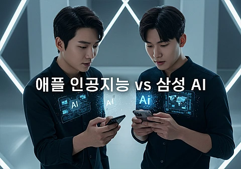 애플 인공지능 vs 삼성 AI 기능 비교