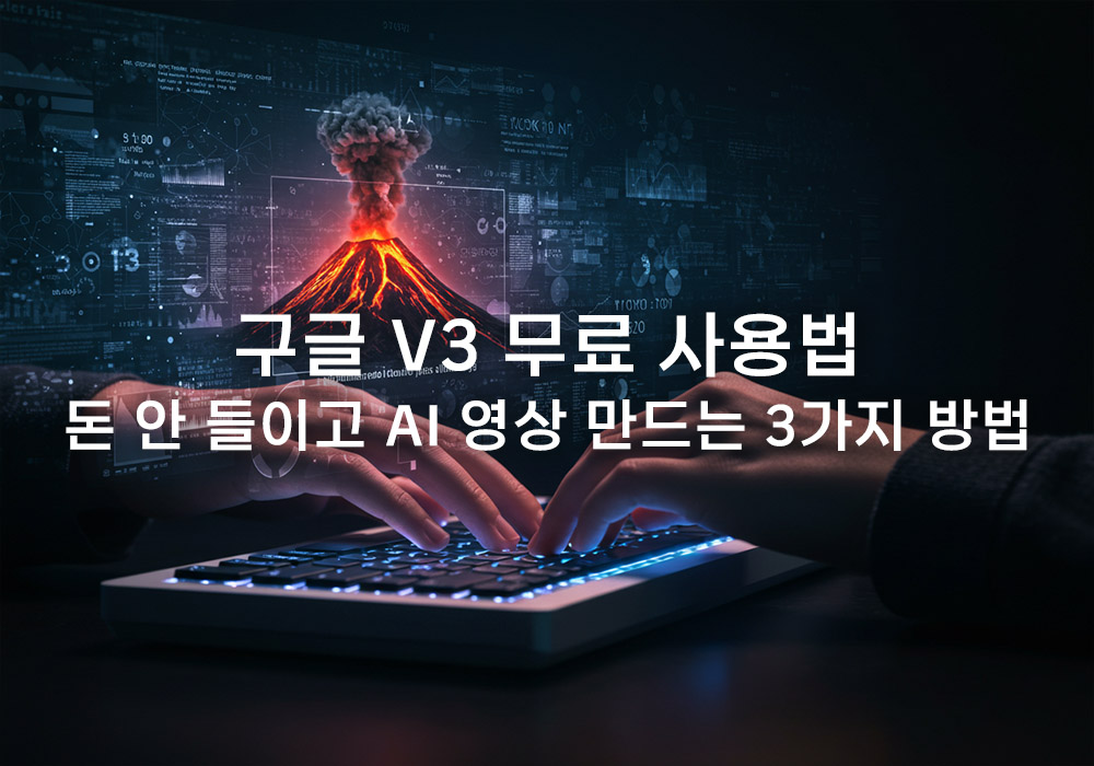 구글 V3 무료 사용법: 돈 안 들이고 AI 영상 만드는 3가지 방법