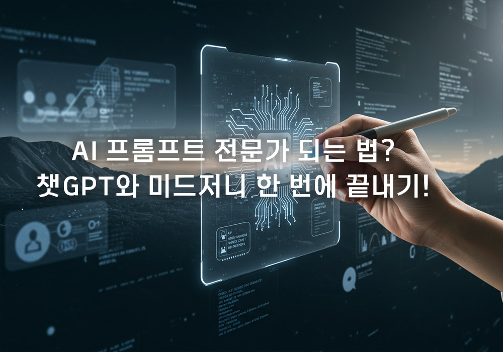 AI 프롬프트 작성 어려움 해결: 챗봇과 이미지 도구 활용법
