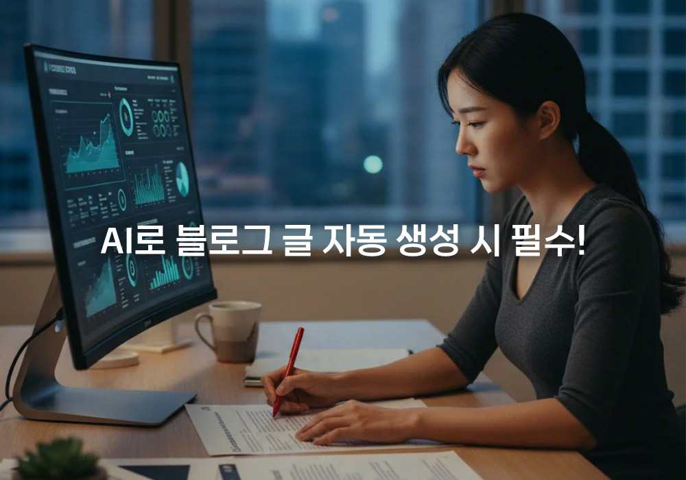 AI로 블로그 글 자동 생성 시 필수! 품질 관리·키워드 통제 실전 운영법 3가지
