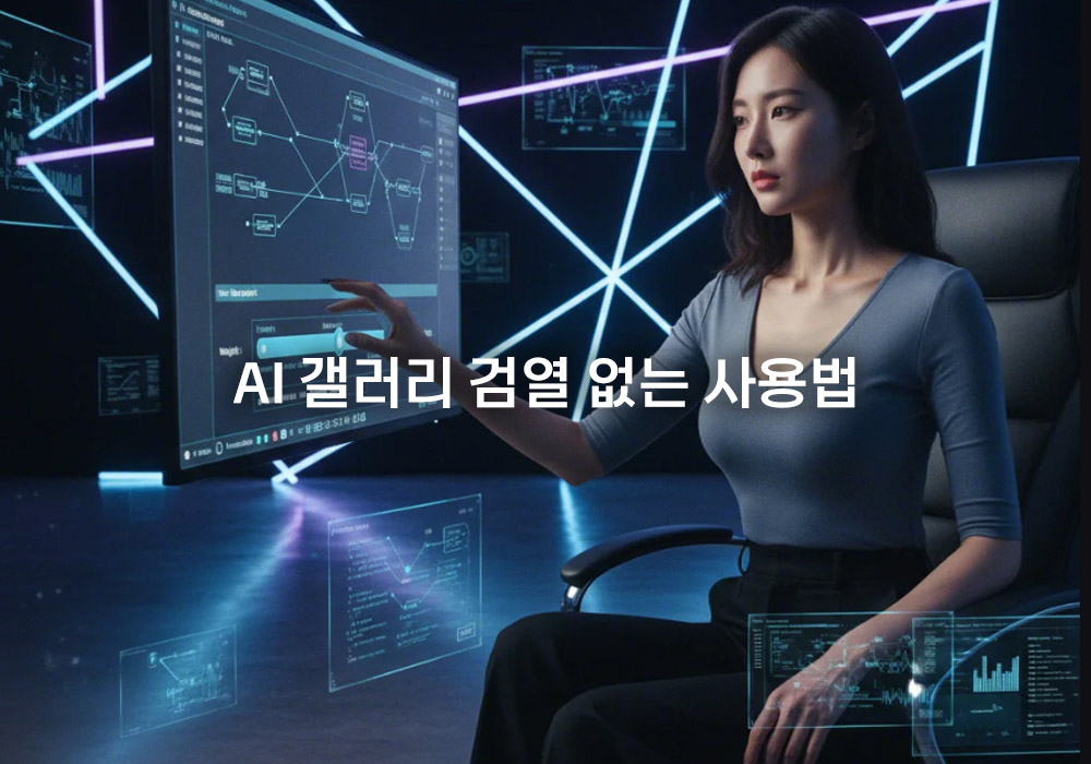 AI 갤러리 검열 없는 사용법: 로라 모델로 무제한 이미지 생성하는 3단계 가이드