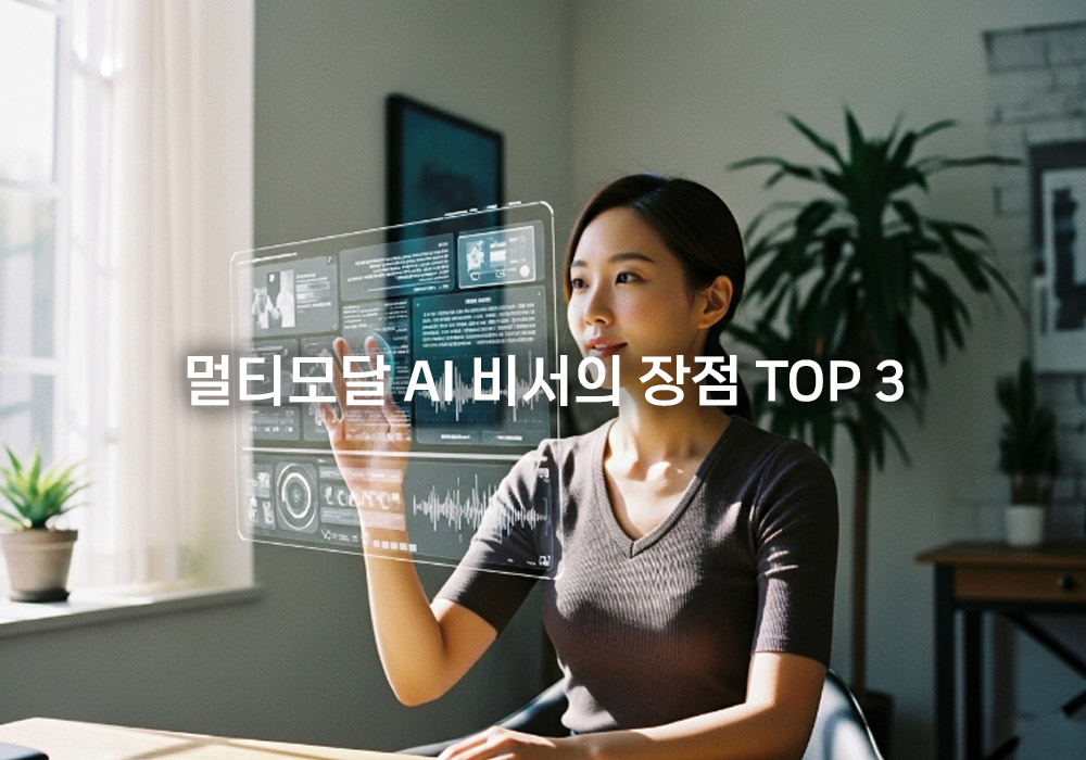 멀티모달 AI 비서의 장점 TOP 3, 텍스트, 이미지, 음성 통합의 혁신적 변화