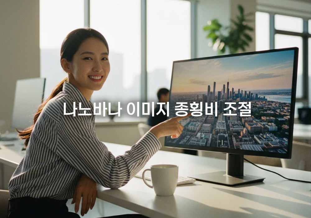 나노바나 이미지 종횡비 조절: 투명 PNG로 AI 이미지 비율 고정하는 2가지 확실한 팁