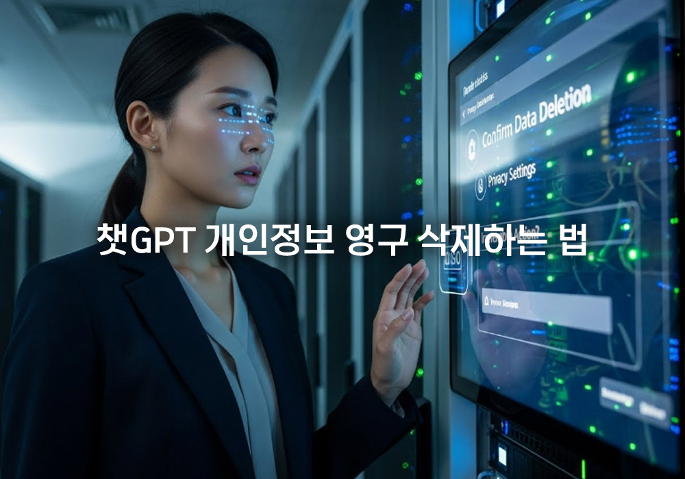 챗GPT 개인정보 영구 삭제하는 법, 내 데이터 안전하게 지키는 3단계 방법