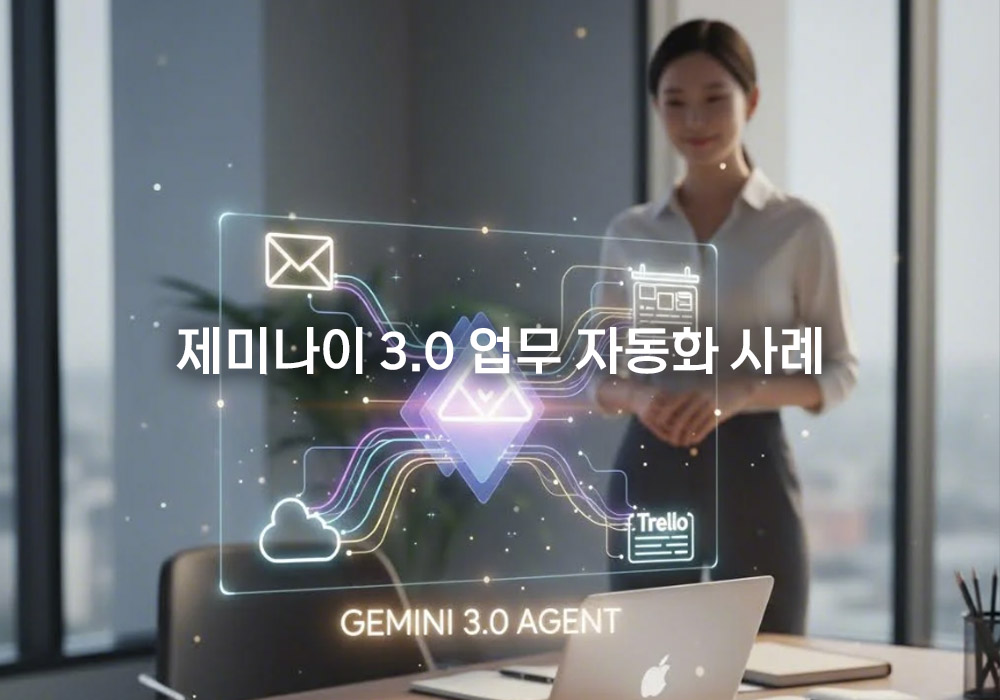 제미나이 3.0 에이전트, 반복 업무 90% 줄이는 업무 자동화 사례와 활용법
