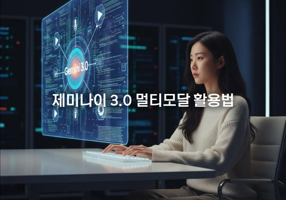 이미지, 영상, 음성까지! 제미나이 3.0 멀티모달 활용법과 실용적인 사용 팁 5가지