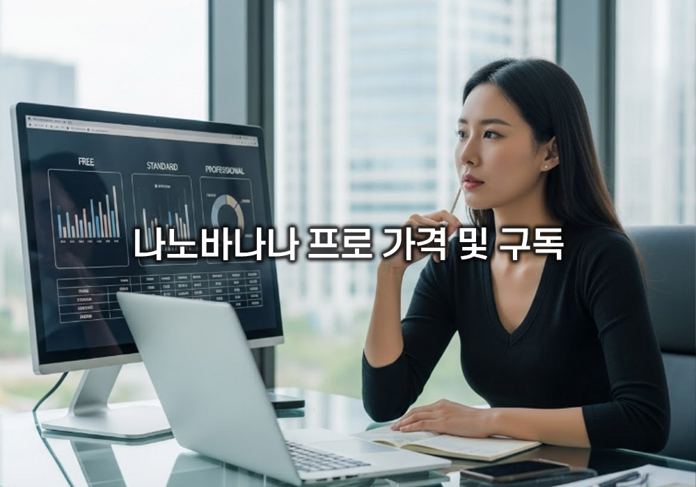 나노바나나 프로 가격 및 구독, 전문가용 요금제 완벽 비교 분석