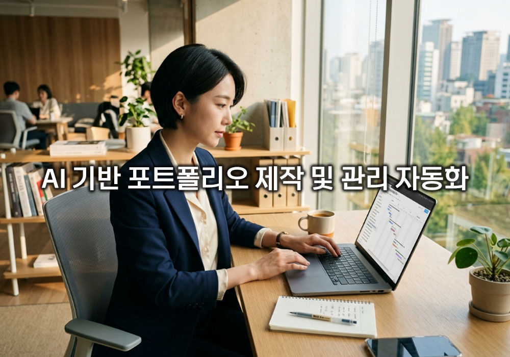 AI 기반 포트폴리오 제작 및 관리 자동화로 완성하는 전략적 커리어 관리