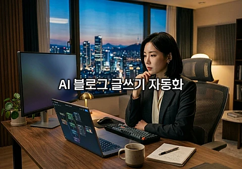 AI 블로그 글쓰기 자동화: 20년 차 엔지니어가 설계한 시스템 구축법 AI 블로그 글쓰기 자동화: 20년 차 엔지니어가 설계한 시스템 구축법