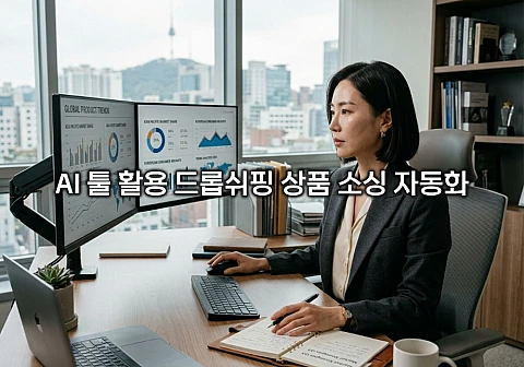 AI 툴 활용 드롭쉬핑 상품 소싱 자동화: 상품 탐색 효율화의 핵심 AI 툴 활용 드롭쉬핑 상품 소싱 자동화: 상품 탐색 효율화의 핵심