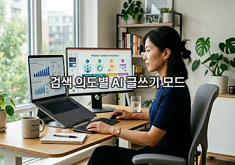 블로그 전략: 검색 의도별 AI 글쓰기 모드 분기 처리 방법 블로그 전략: 검색 의도별 AI 글쓰기 모드 분기 처리 방법
