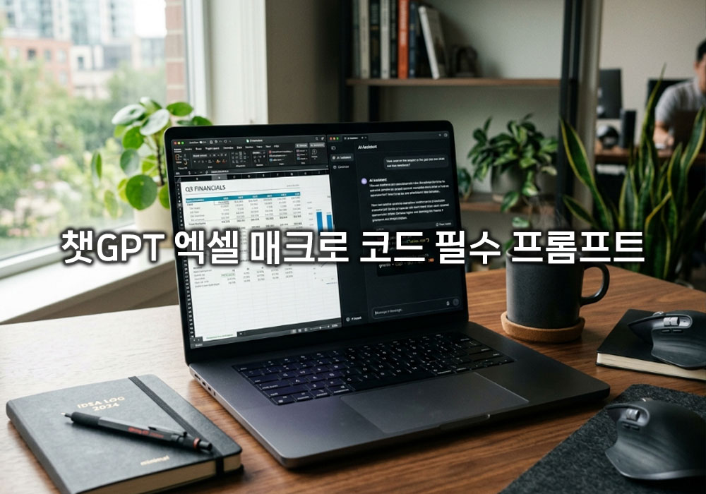 챗GPT 엑셀 매크로 코드 필수 프롬프트, 오류 없이 한 번에 성공하는 조건 지정 양식