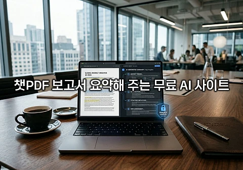 PDF 보고서 요약해 주는 무료 AI 사이트 보안 안심 비교, 기밀 유출 없는 안전한 활용법