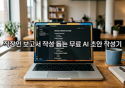 직장인 보고서 작성 돕는 무료 AI 초안 작성기 효율적인 활용 노하우 3가지