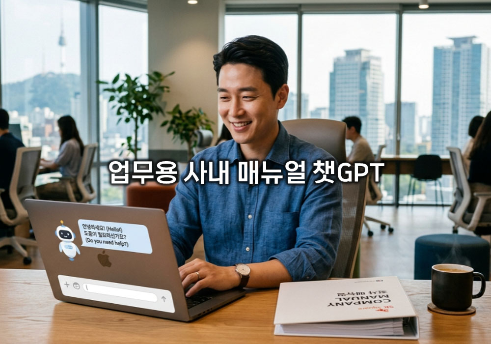 업무용 사내 매뉴얼 챗GPT 나만의 챗봇 GPTs 만들기 기초 가이드