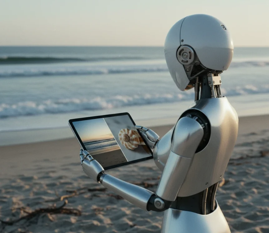 풀샷과 클로즈업 등 다양한 앵글을 생성하여 영상의 몰입도를 높이는 AI의 모습