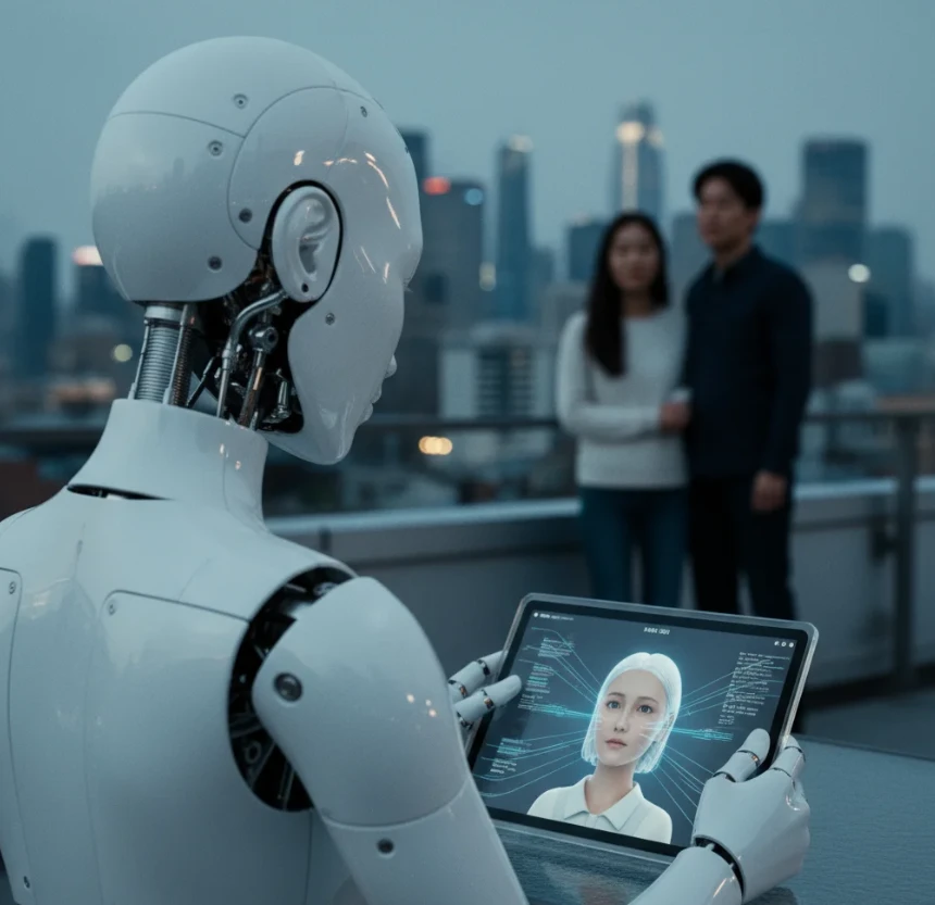 최신 AI 아바타 기술 동향과 콘텐츠 제작 효율성을 높이는 전략을 검토하는 모습