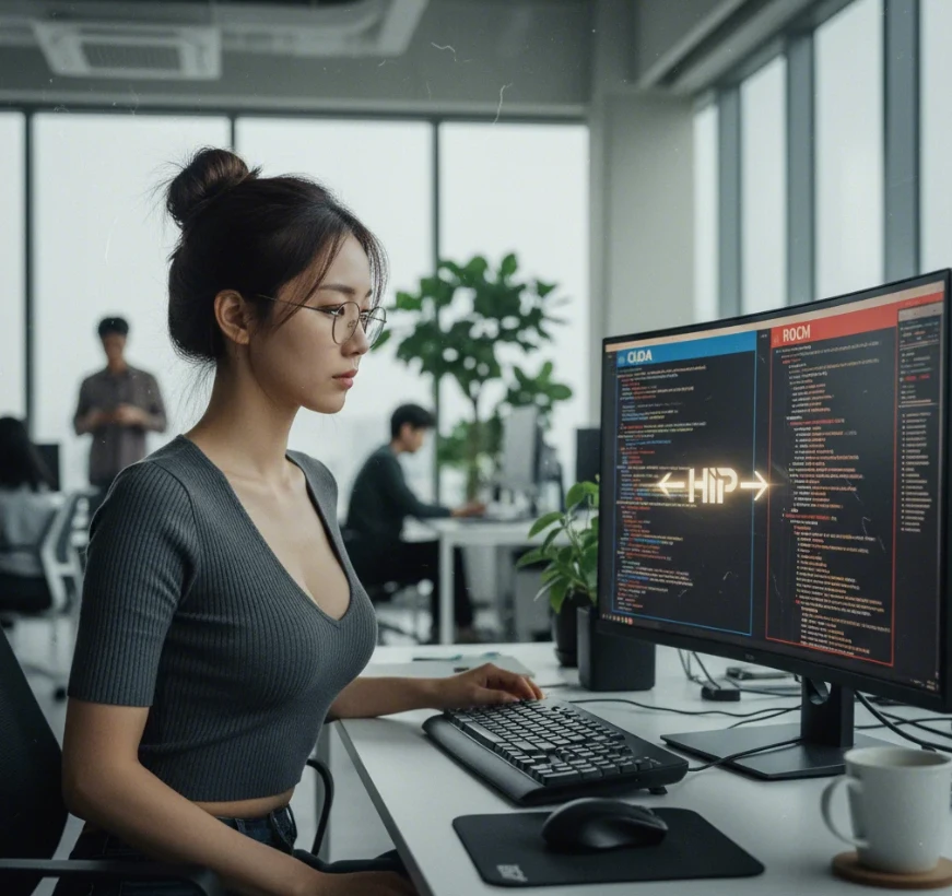 HIP 기술로 CUDA 코드를 변환하는 한국인 개발자 HIP 기술로 CUDA 코드를 변환하는 한국인 개발자