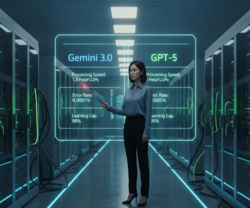 제미나이 3.0과 GPT-5의 특징을 비교하는 표 제미나이 3.0과 GPT-5의 특징을 비교하는 표