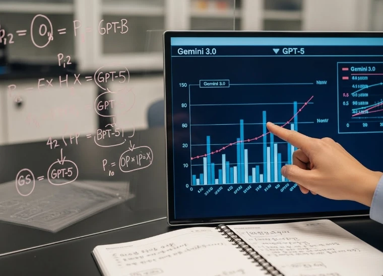 AI 모델의 추론 성능을 나타내는 그래프 이미지 AI 모델의 추론 성능을 나타내는 그래프 이미지