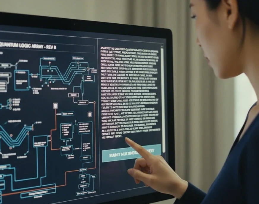 텍스트와 이미지 데이터를 결합하여 분석하는 화면 텍스트와 이미지 데이터를 결합하여 분석하는 화면