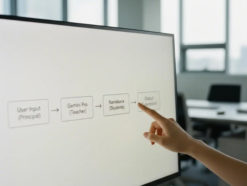 오팔 시스템의 4단계 노드 흐름도 시각화