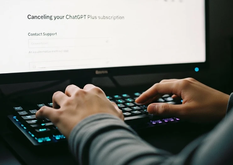 계정 접근 불가 시 OpenAI 지원팀에 문의하는 모습