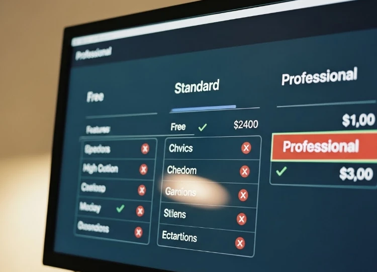 나노바나나 프로의 세 가지 주요 요금제