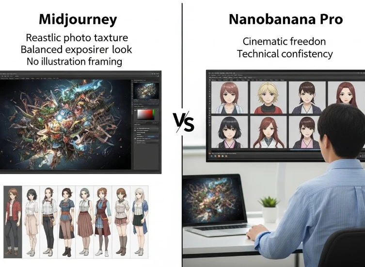 AI 이미지 생성 도구의 예술성과 일관성 비교 그래프